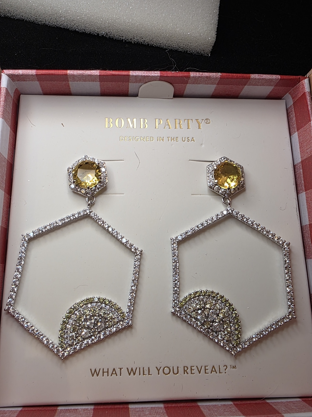 The Sparkling Slice Earrings - Market Fresh Collection